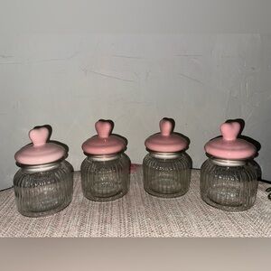 Candy glass jars